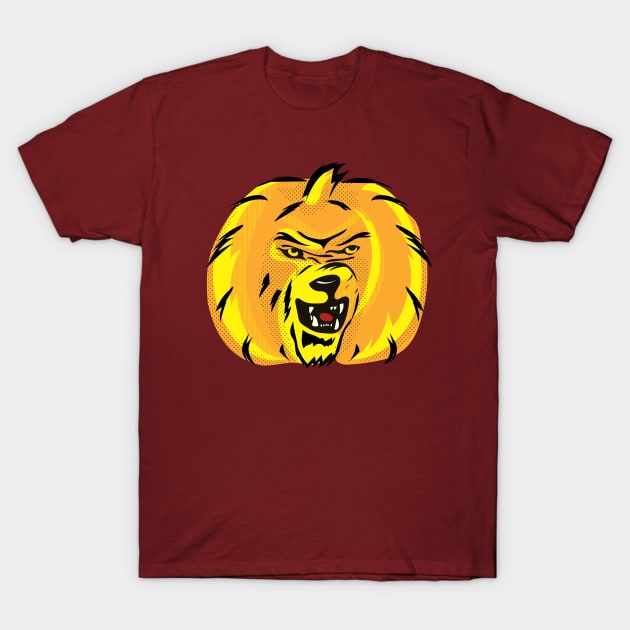 Pumpkin Spice Lion T-Shirt by smashythebear